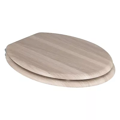 The Range Wooden Effect Toilet Seat 5.5cm H 37.6cm W • £17.99