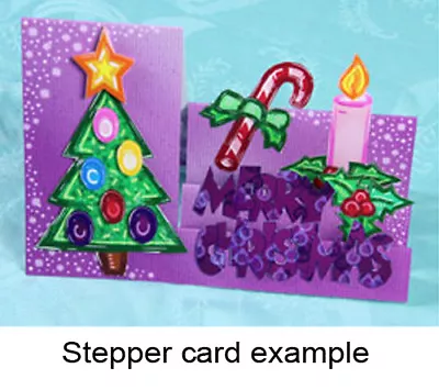 CARD MAKING DVD - Stepper Cards - Christmas Birthday New Baby • £6