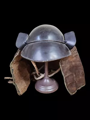 Authentic Antique Japanese Fire Mans Late Edo Period Helmet Kabuto 1800s  • $509.99