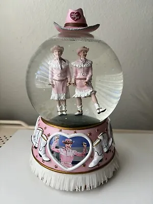 I Love Lucy - Lucy & Ethel Rodeo - San Francisco Music Box Snow Globe - Vintage • $30