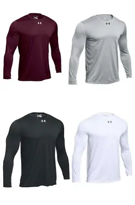 Under Armour Men's UA Locker 2.0 Long Sleeve Shirt Loose Fit Tech 1305776 • $19.95