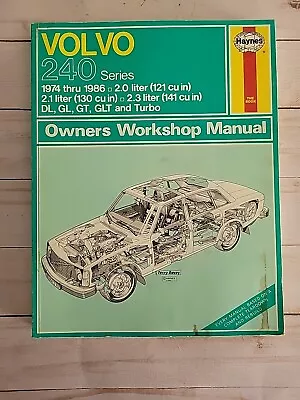 Volvo 240 Series 1974 Thru 1986 Haynes Repair Manual 2.0 2.3 Liter DL GL TURBO • $10.99