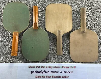 Lot Of 4 VINTAGE WOODEN Ping Pong Paddles - Table Tennis • $24.98