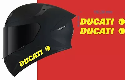 Ducati Motorcycle Helmet Stickers Decals Logo Monster Bike Vinyl Panigale V4 New • $10.99