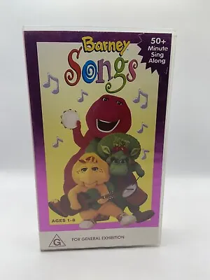 Barney Songs VHS Movie Video Cassette Tape • $4.95