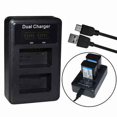 LP-E6 Battery Charger For Canon EOS 5D Mark III Mark II 6D 7D 60D 70D 80D 60Da • $11.24