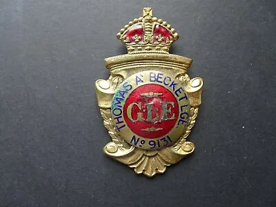 £6.99 • Buy Royal Antediluvian Order Of The Buffaloes Thomas Beckett Lodge 9131 Large Medal