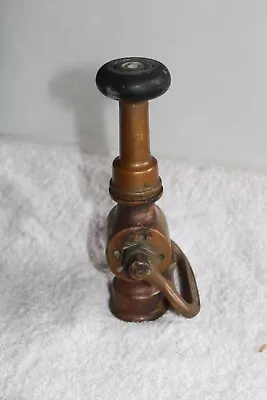 Antique Vintage Solid Brass Fire Hose Nozzle • $95