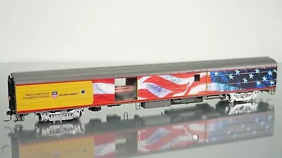 MTH Streamlined Baggage Car Union Pacific Bush Funeral Casket Car HO Scale • $299.99