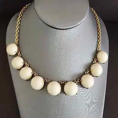 J. Crew Cream Bubble Necklace • $18