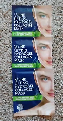 V-Line Lifting Hydrogel Collagen 3 Total Masks  By Stylia Aloe Vera Hyaluronic  • $9.95