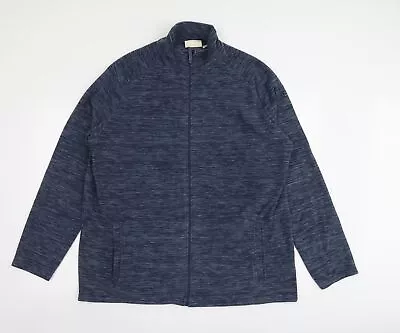 Mountain Warehouse Mens Blue Geometric Jacket Size 2XS Zip • £6.50