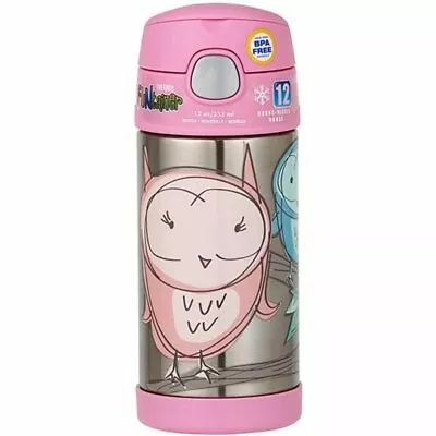 $24.95 • Buy 100% Genuine! THERMOS Funtainer 355ml Vacuum Insulated Beverage Bottle Owl! 