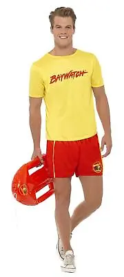 £24.75 • Buy Mens Baywatch Beach Fancy Dress Costume Adult David Hasslehoff Surf Party Outfit
