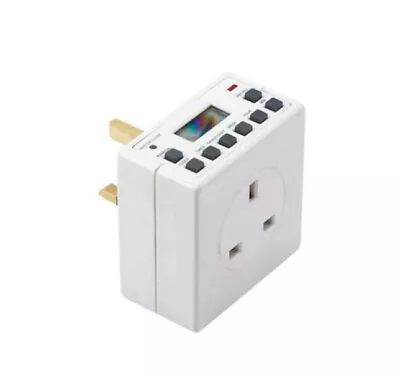£11.99 • Buy 7 Day Digital Electric Programmable Tools DIY Timer Outlet Switch Wall Count