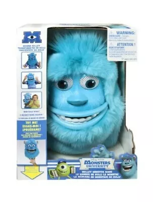 Monsters Inc Sulley Kid's Monster Mask Pixar Movable Costume Halloween *New* • $19.99