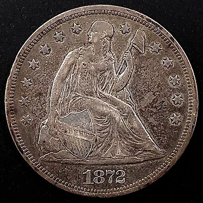 1872 Seated Liberty Dollar! Plenty Of Sharpness! • $389.99