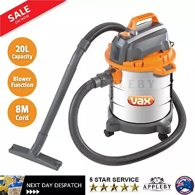 Wet Dry Vacuum Cleaner Industrial Workshop 20L Shop Commercial 1250W Heavy Duty • $156.31