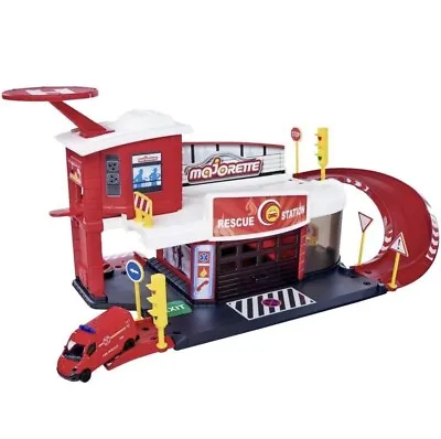 Majorette Creatix Rescue Station Set Fire Department Toy Cars Cars. Boxed New • £24.99