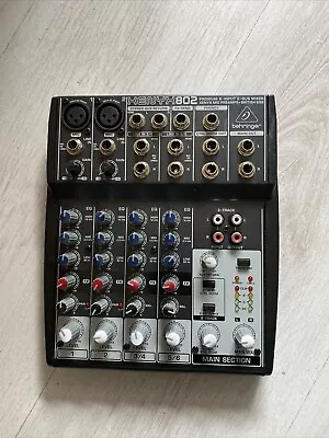 £21.60 • Buy Behringer 802 XENYX 8-Input 2-Bus Mixer