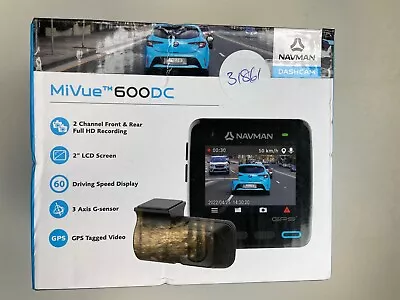 Navman MiVue 600 Dashcam 2 Channel Front & Rear Full HD 1080p (600DC) - New • $180