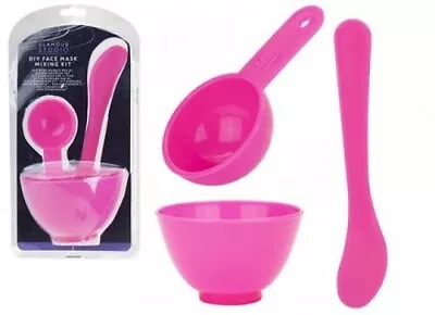 Face Mask Mixing Bowl Applicator Spatula Scoop Beauty Skincare Sleepover Gift • £5.99