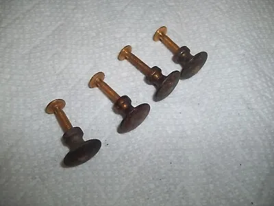 Vintage VICTOR VV   SET OF 4 DOOR KNOBS - Phonograph Parts - Phonograph Knobs • $19.99