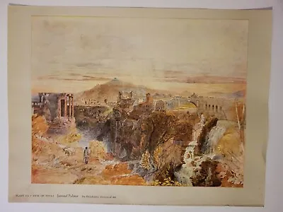 £12 • Buy Antique Print Metropolitan View Of Tivoli Samuel Palmer