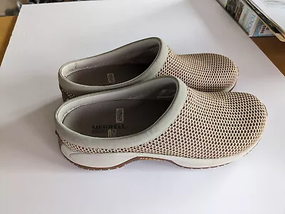 Merrell Shoes Womens Size 9.5 Encore Breeze Beige Mule Slide Slip On J66402 • $34.95