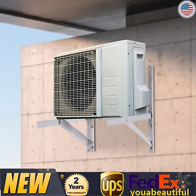 Wall Mounted Outdoor Bracket Fit Ductless Air Heat Pump Or Mini Split AC Units • $25.65