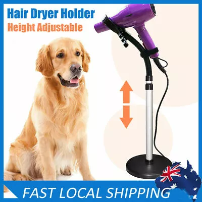 Hands Free Hair Dryer Holder Stand 360° Adjustable Height Floor Stand • $30.29