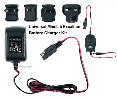 Minelab 4.8V - 12V NiCAD Battery Charger For Excalibur Series Detector 3011-0439 • $41.95