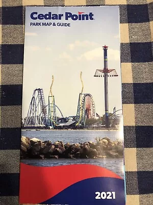 CEDAR POINT 2021 Amusement Park MAP 150th Roller Coaster Millennium Force Magnum • $2.49