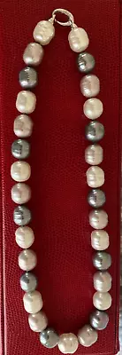 Authentic Majorica 14mm Pearl Necklace Spain 20  • $350
