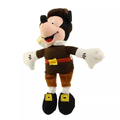 Disney Bean Bag Plush - PILGRIM MICKEY (Mickey Mouse) (11.5 Inch) - Mint W/ Tag • $17.89