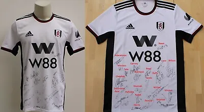 £280 • Buy 2022-23 Fulham Home Shirt Squad Signed Inc. Mitrovic, Palhinha, Leno & Pereira
