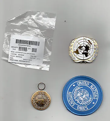 £25.95 • Buy United Nations Medal For South Sudan (unmiss) ,un Beret Badge & Sleeve Badge