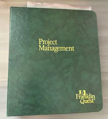 Franklin Quest Project Management Writing Advantage Planner & CD • $40.93