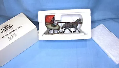 Department 56 One Horse Open Sleigh Heritage Village Horse Carriage Dept 56 • $12.45