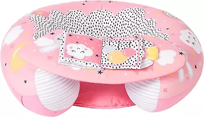 Sit Me Up Inflatable Ring - Ring Seat With Play Tray Activities Baby Prop Pink • £28.62