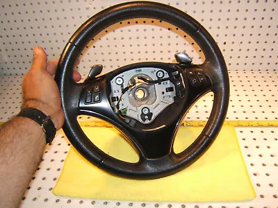  BMW 2008 E92 328i Coupe Black Silver SPORT Steering 1 Wheel With Shift Paddles • $409