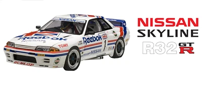 £46.27 • Buy 1:10 RC Clear Lexan Body Nissan GTR R32 + Reebok Decals Suit Tamiya Etc