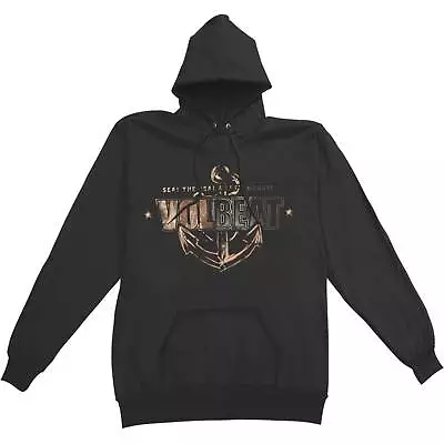 Men's Volbeat Anchor Hooded Sweatshirt Small Black • $47.10