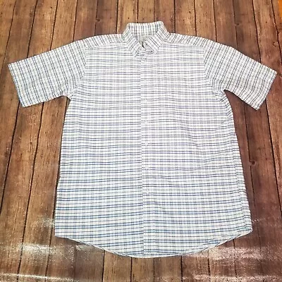L.L. Bean Mens Shirt Blue 17 Tall Traditional Fit Button Down Wrinkle Resistant • $11.55