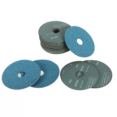 25 Pack 24 Grit & 36 Grit Zirconia Resin Fiber Grinding And Sanding Discs New • $23.67