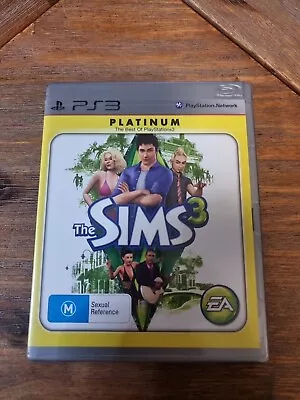 THE SIMS 3 Playstation 3 PS3 Complete PAL Game Very Good Condition FREE POSTAGE • $18.50