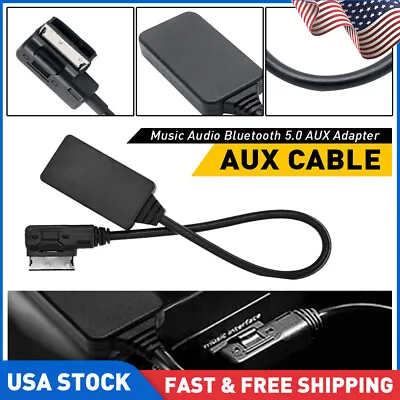 For Audi VW AUX Audio Cable Adapter AMI MDI MMI Bluetooth Music Interface New US • $14.99