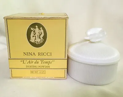 Vintage Sealed Nina Ricci L'Air Du Temps Dusting Powder 6 Oz. • $200