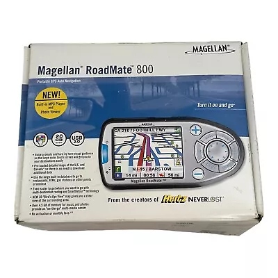 Magellan RoadMate 800 Car Portable GPS Navigator W/ Accessories See Pictures • $21.97