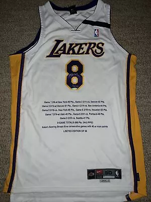 Kobe Bryant Signed Autographed UDA Jersey  Scoring Streak  26/50 Lakers COA • $14999